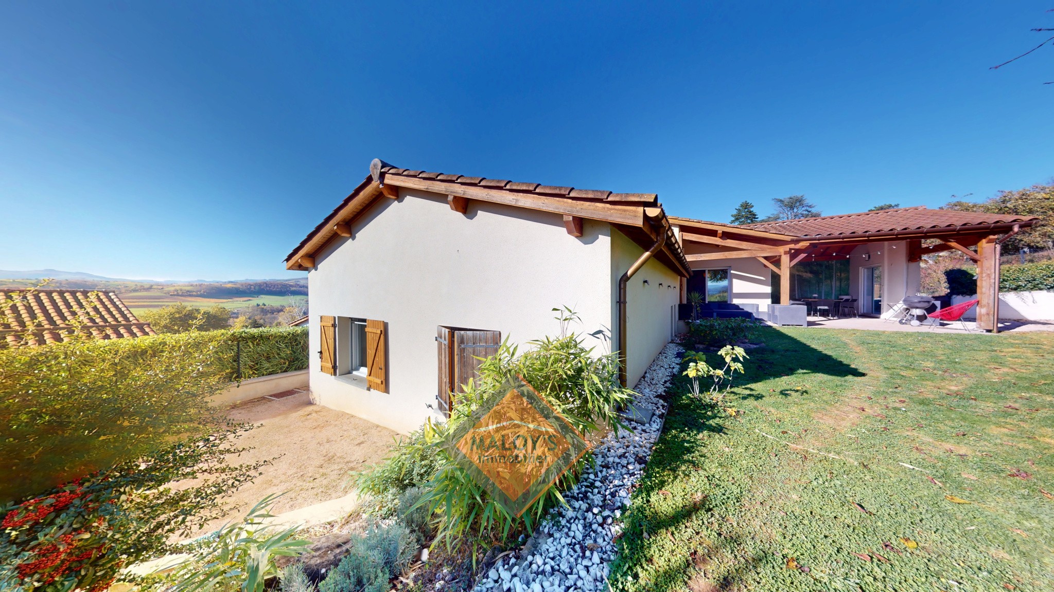 Villa contemporaine lumineuse 5 chambres Le Bois d’Oingt - Calme et volumes atypiques - Sous-sol 85m2 — photo 18