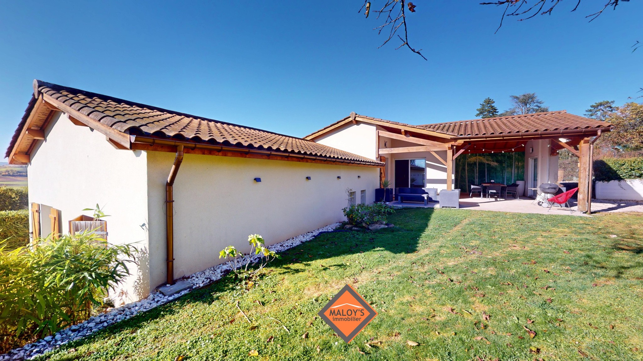 Villa contemporaine lumineuse 5 chambres Le Bois d’Oingt - Calme et volumes atypiques - Sous-sol 85m2 — photo 16