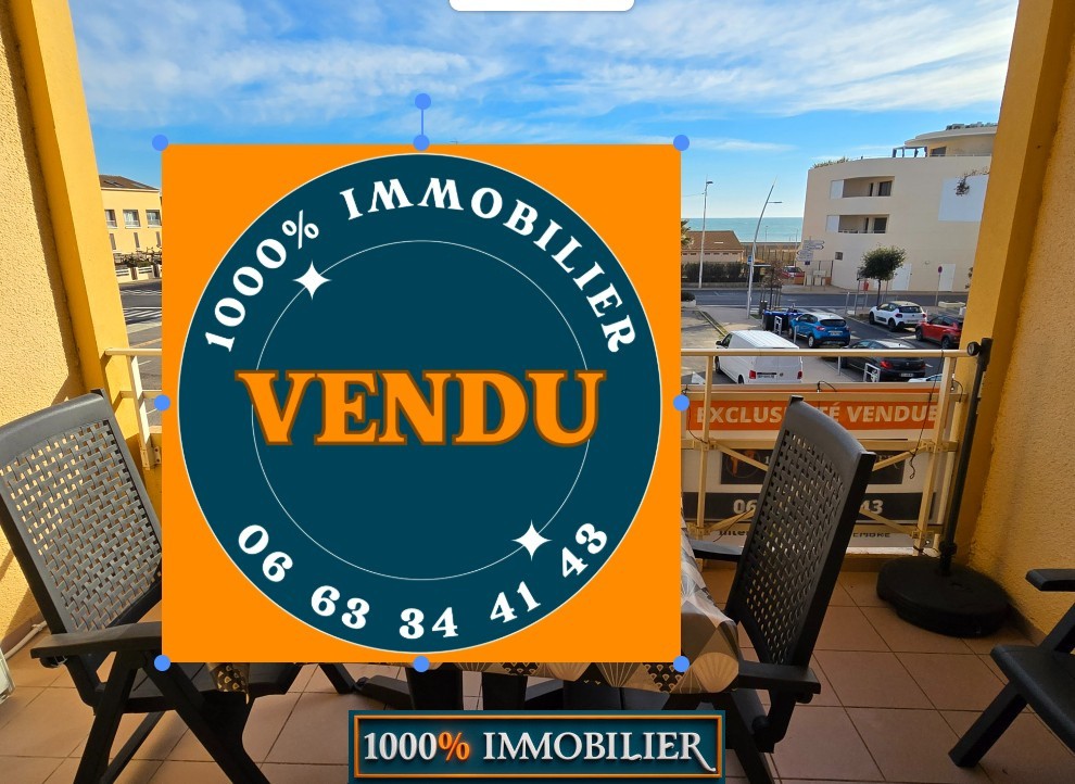 Appartement à vendre à Valras plage, 19,51 m², 1 pièce – photo 1 sur 15