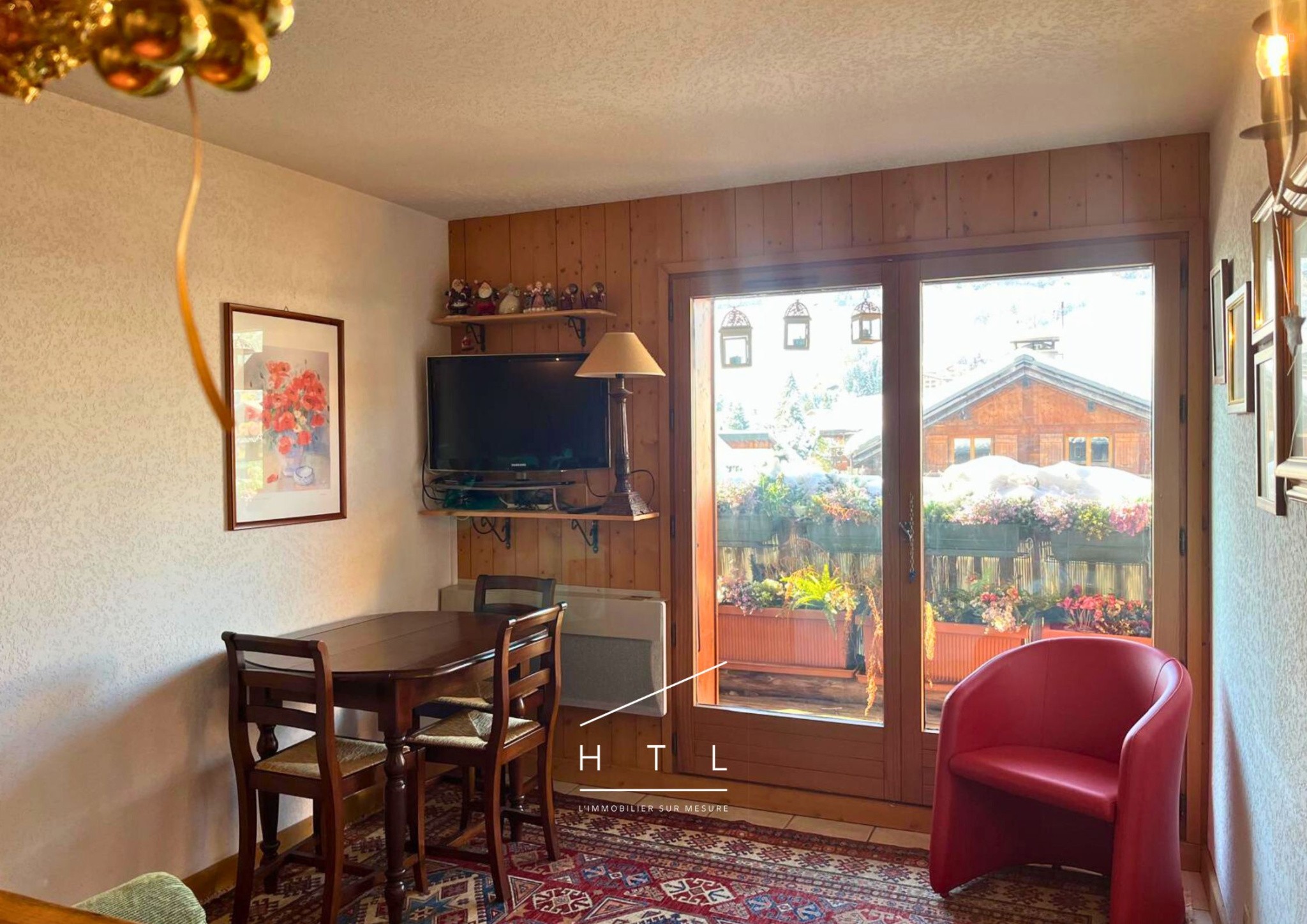 T3 dernier étage balcon et parking privatif à Megève — photo 5