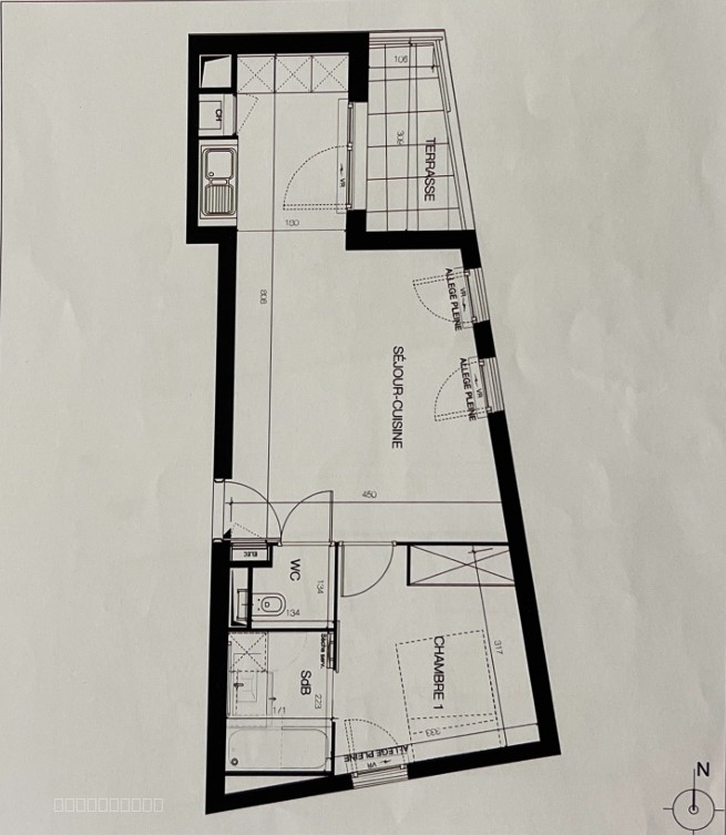 EXCLUSIVITE - PORT MARIANNE RICHTER / HOTEL DE REGION   Superbe Appartement T2 de 43m2 au DERNIER ETAGE — photo 6