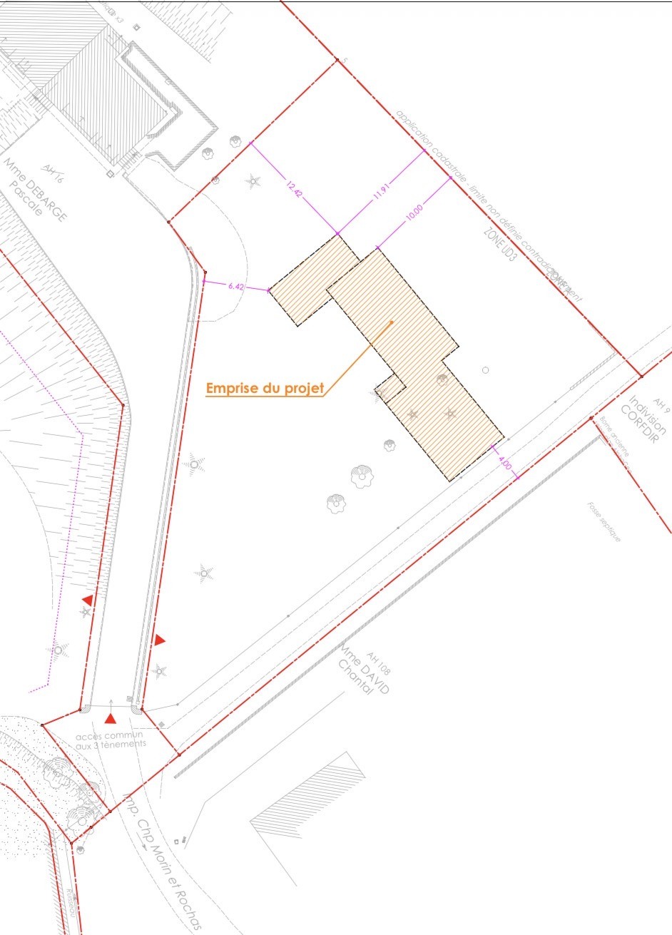 Terrain à vendre à Brie et angonnes, 2 100 m² – photo 3 sur 4