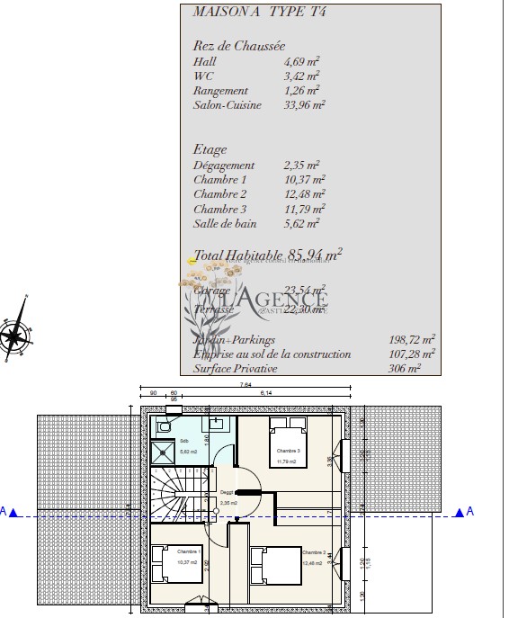 Villa à vendre à Penta di casinca, 33,96 m², 4 pièces – photo 2 sur 5