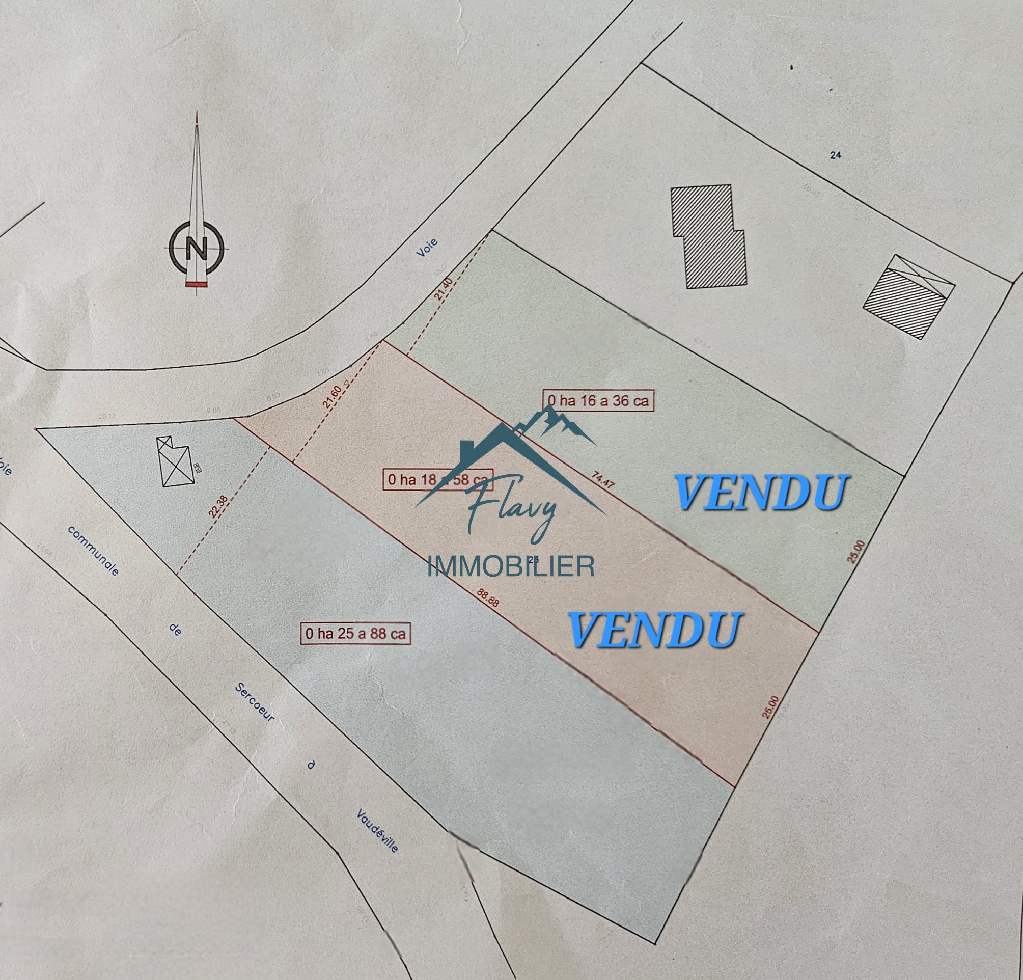 Bien immobilier à vendre à Sercoeur, 1 635 m² – photo 1 sur 6