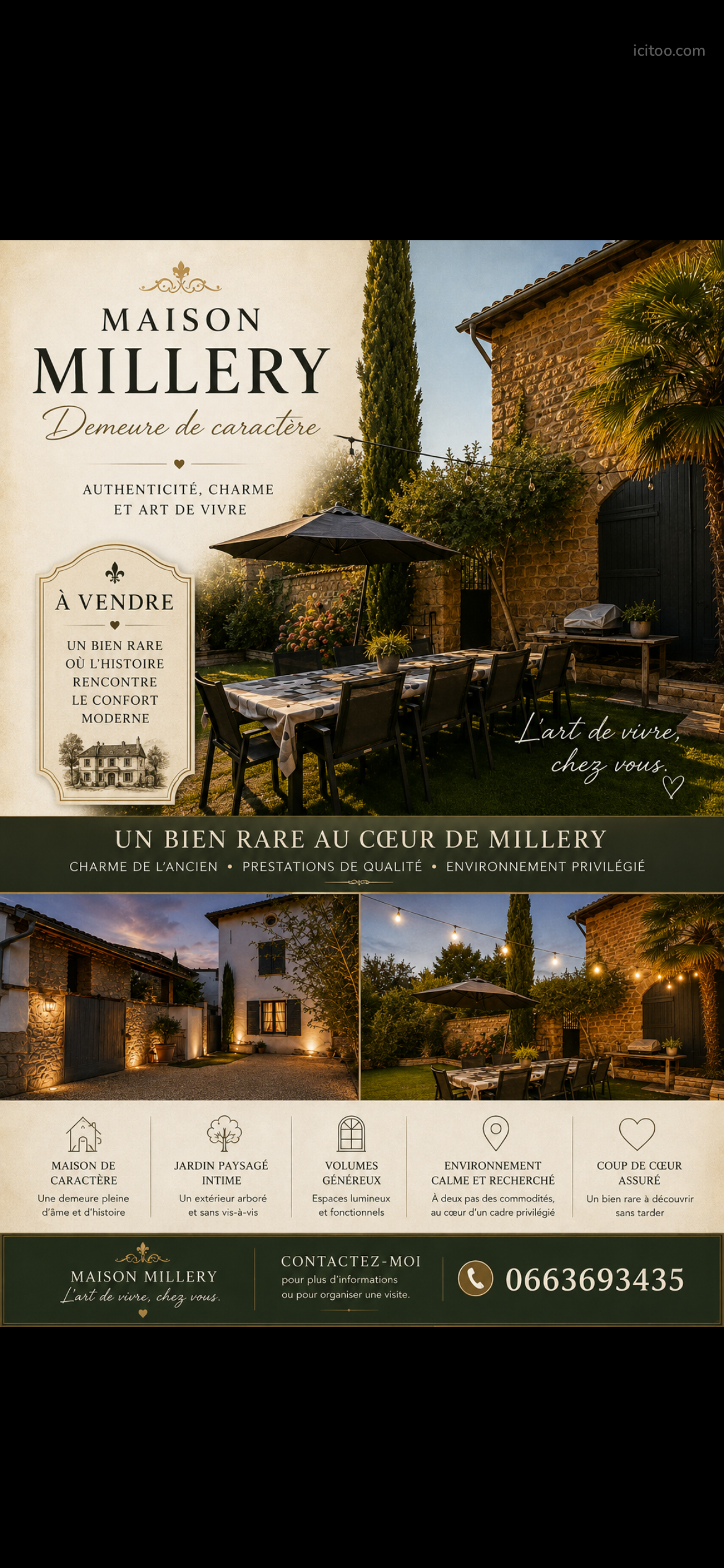 Maison de charme 1700 eme siècle — photo 1