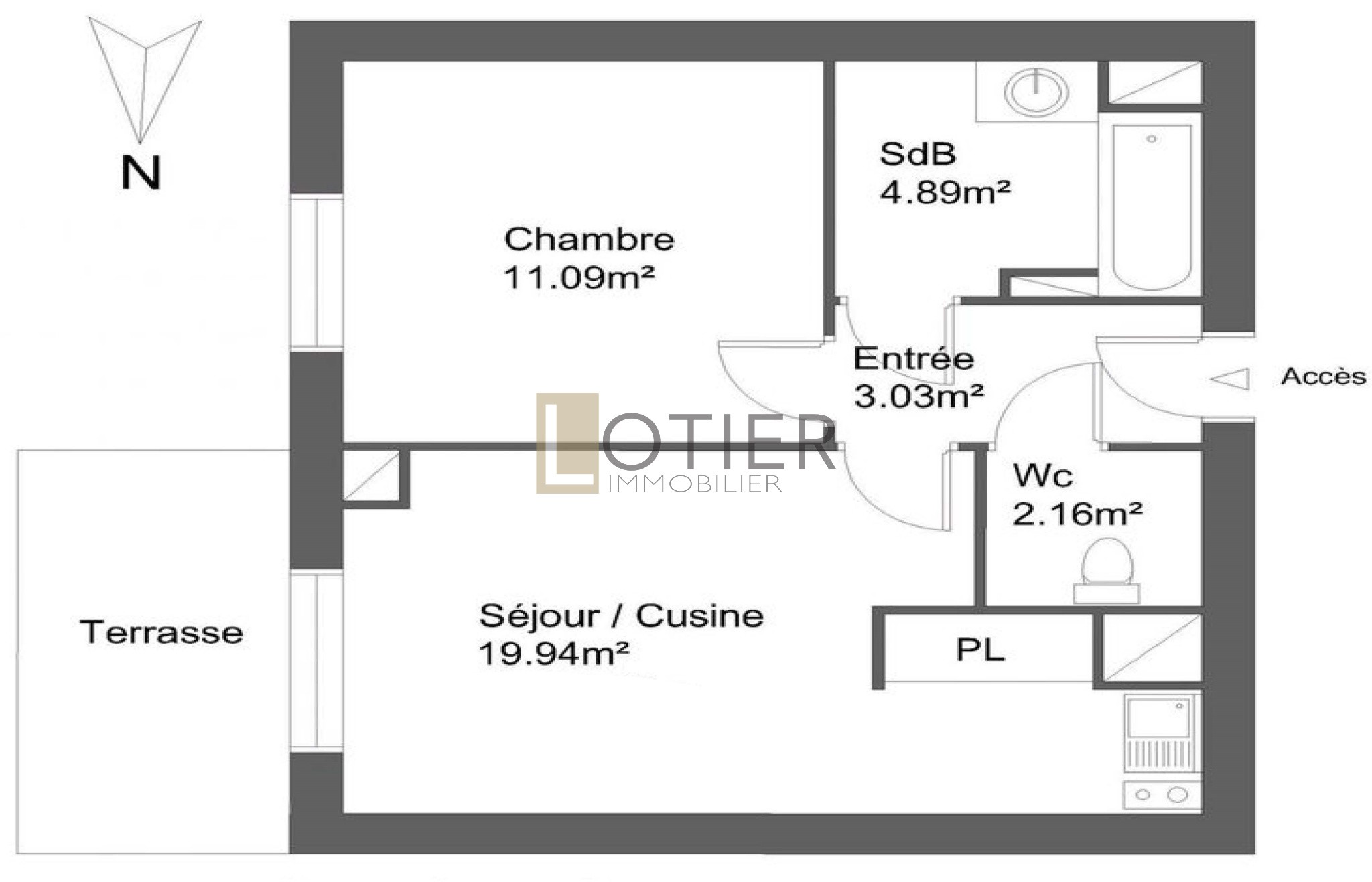 Bien immobilier à vendre à Agde, 41,11 m², 2 pièces – photo 3 sur 4