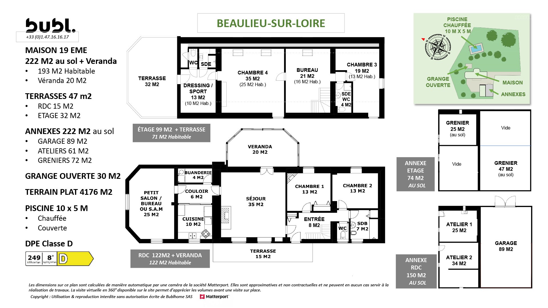 Propriété de caractère avec piscine chauffée — photo 3
