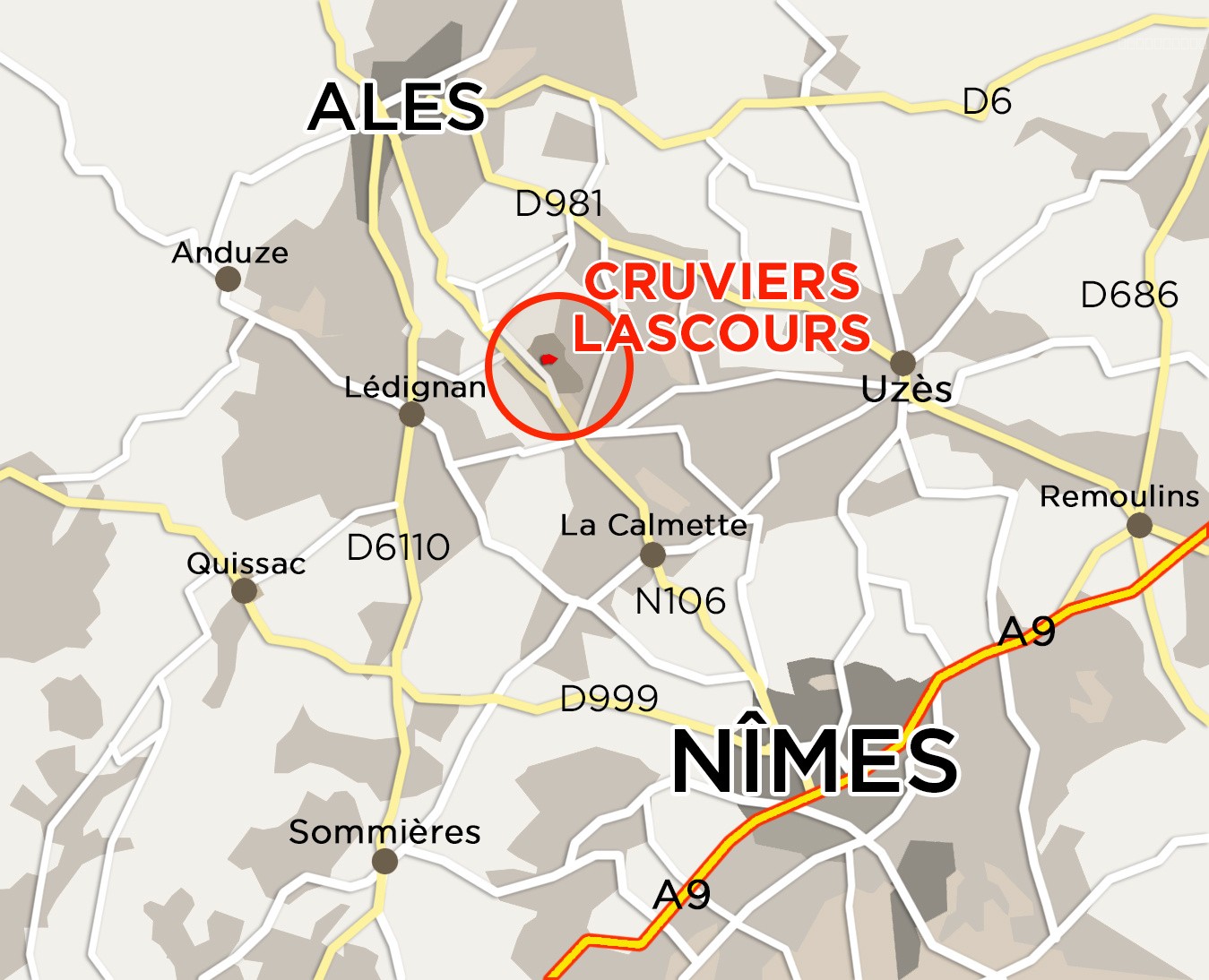 Proche Nîmes - Terrain à Bâtir 390 m2 avec vue panoramique — photo 3
