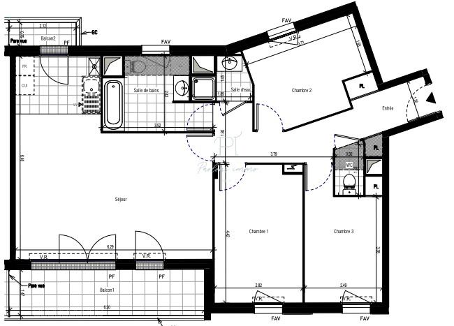 Appartement à vendre à Chatillon, 84 m², 4 pièces – photo 2 sur 2