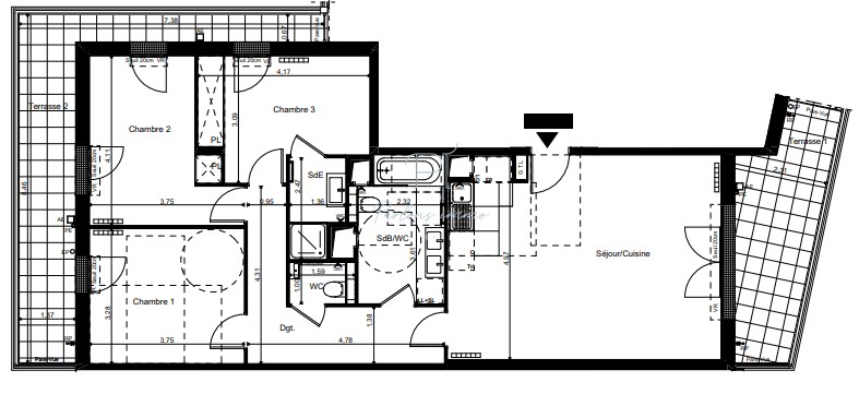 À Vendre Appartement 4 Pièces à Suresnes — photo 3