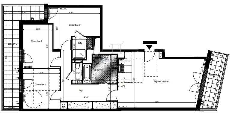 À Vendre Appartement 4 Pièces à Suresnes — photo 3