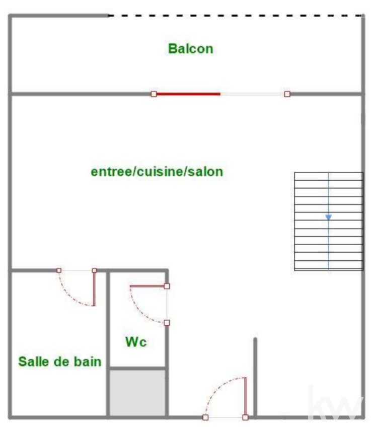 VENTE : appartement de 3 pièces (55m2) à PORTO — photo 7