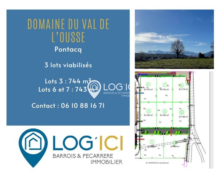 Terrain à vendre à Pontacq, 743 m² – photo 1 sur 7