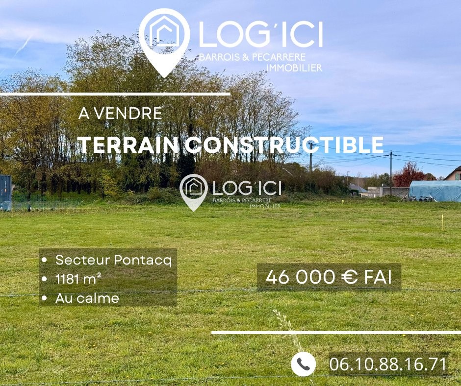 Terrain à vendre à Pontacq, 1 181 m² – photo 1 sur 3