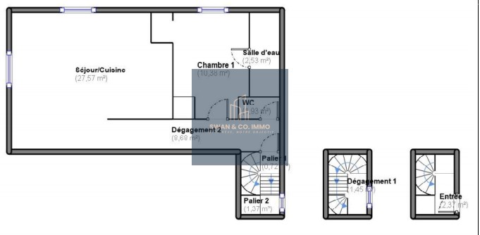 Un appartement d’exception triplex en rez-de-chaussée dans un domaine avec places de parking et terrasse — photo 11