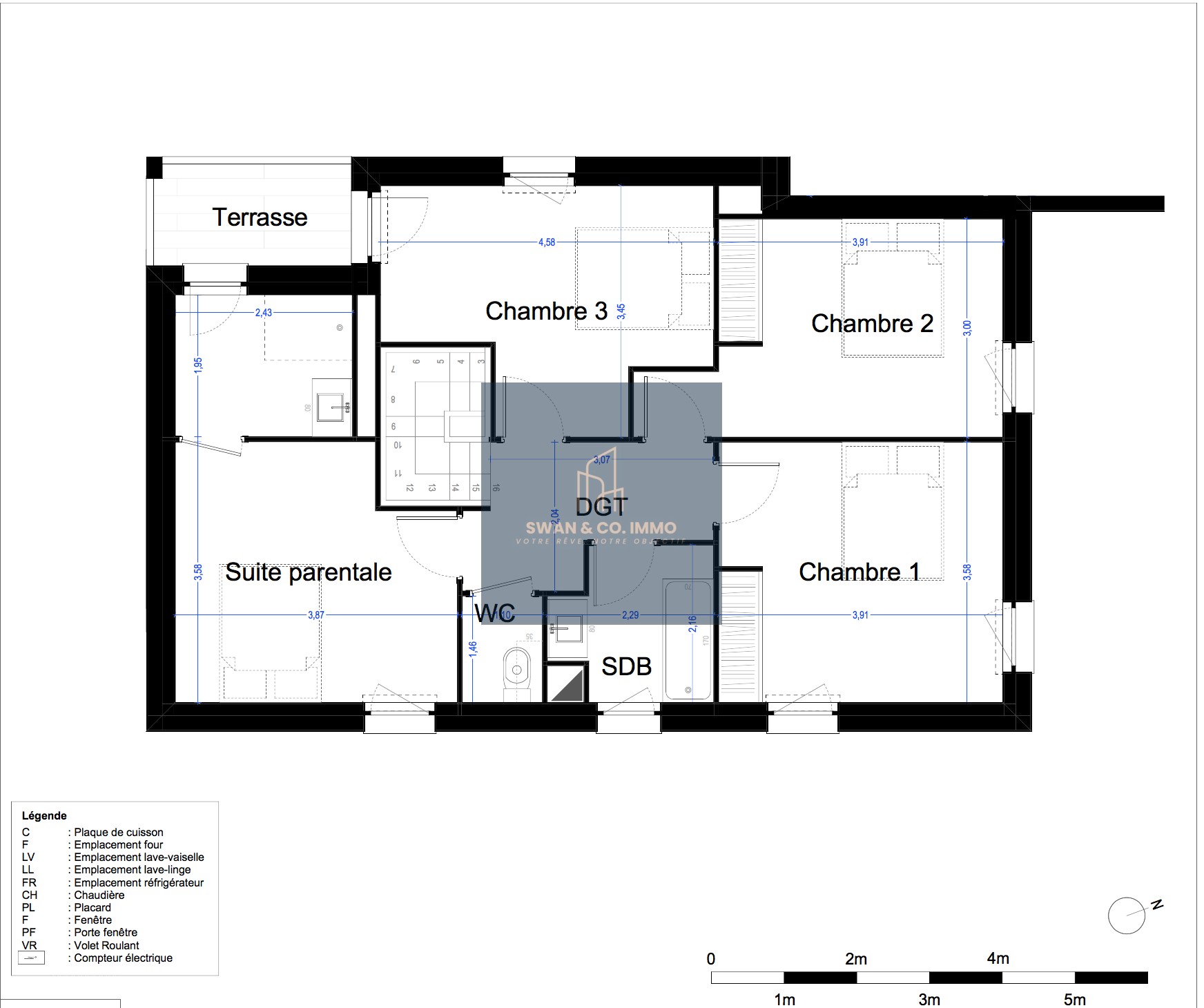 Élégance Contemporaine et Confort Familial — Duplex d'Exception de 122.63 m2 avec Jardin Privatif 201m2 plus p — photo 6