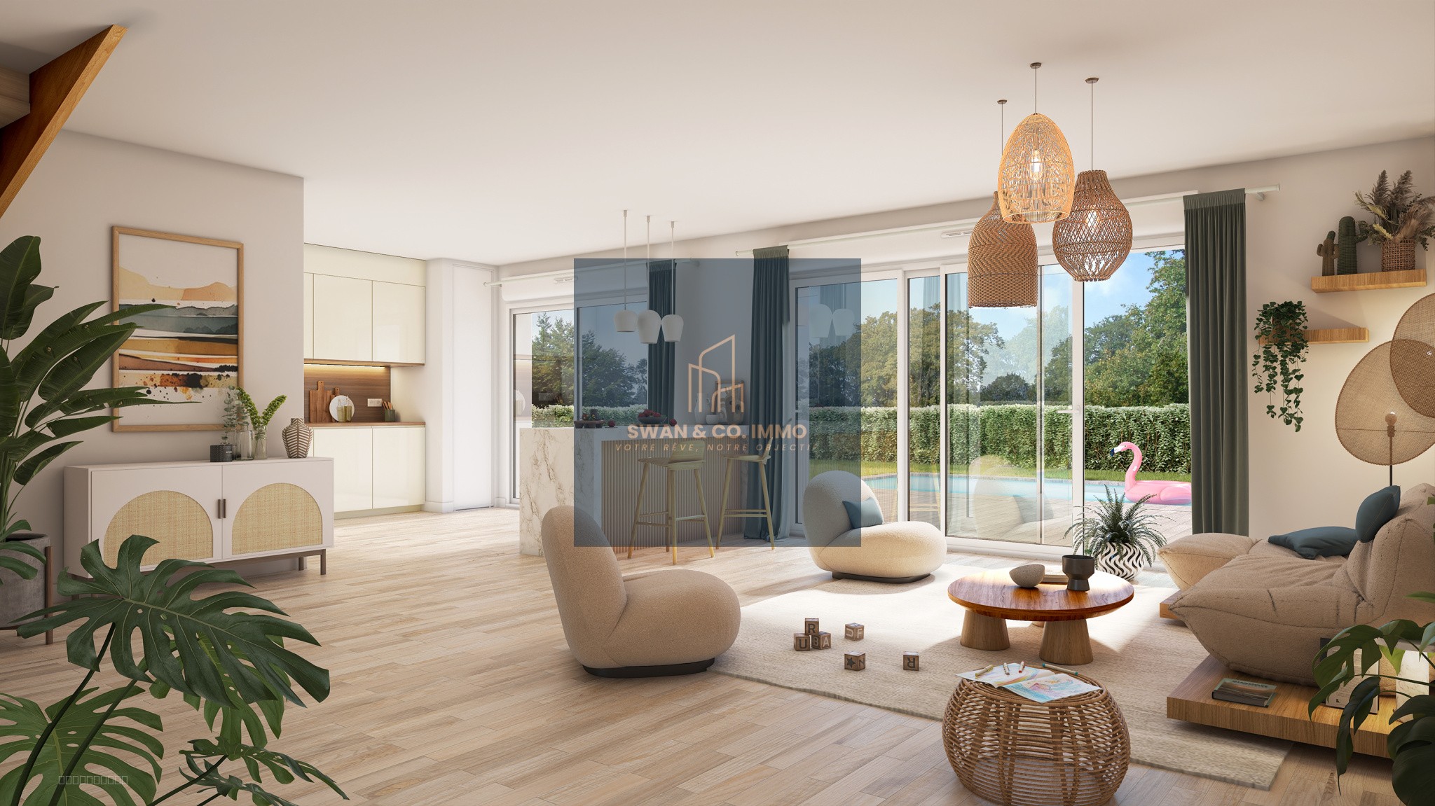 Élégance Contemporaine et Confort Familial — Duplex d'Exception de 122.63 m2 avec Jardin Privatif 201m2 plus p — photo 4