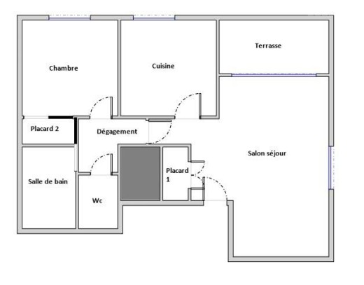 T2 50m2 + terasse 10m2 LA TIMONE Vvue dégagée — photo 11