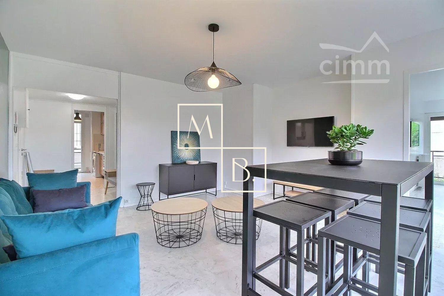 Chambre en COLOCATION TOUT INCLUS Alco - T5 meublé 100m2 Balcons + Parking — photo 6