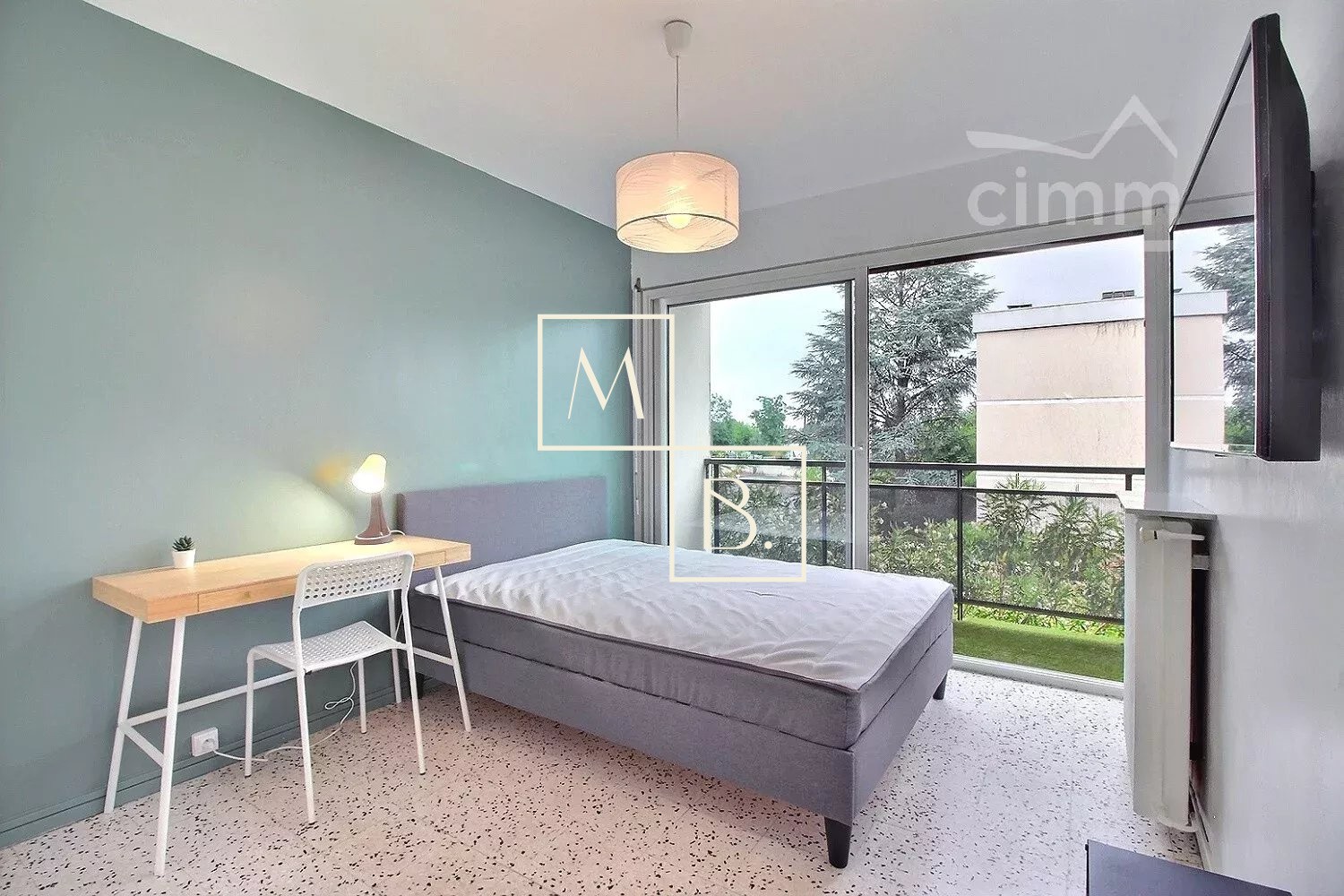 Chambre en COLOCATION TOUT INCLUS Alco - T5 meublé 100m2 Balcons + Parking — photo 3