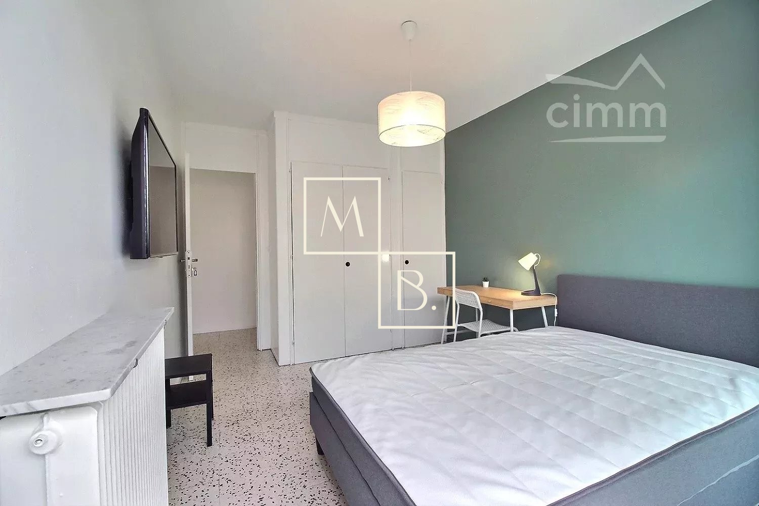 Chambre en COLOCATION TOUT INCLUS Alco - T5 meublé 100m2 Balcons + Parking — photo 5