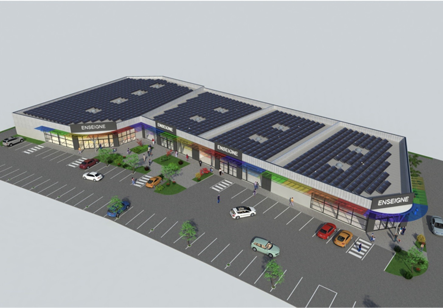 BELFORT , PROCHE AUTOROUTE SITUE A COTE SUPERMARCHE , PROJET NEUF - RETAIL- 1530M2 — photo 6