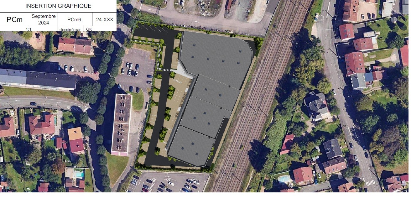 BELFORT , PROCHE AUTOROUTE SITUE A COTE SUPERMARCHE , PROJET NEUF - RETAIL- 1530M2 — photo 3