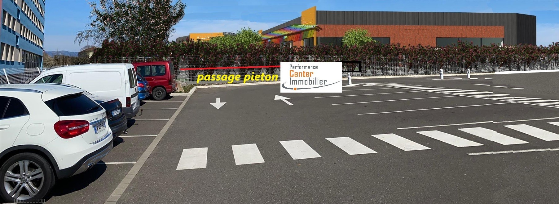 BELFORT , PROCHE AUTOROUTE SITUE A COTE SUPERMARCHE , PROJET NEUF - RETAIL- 1530M2 — photo 4