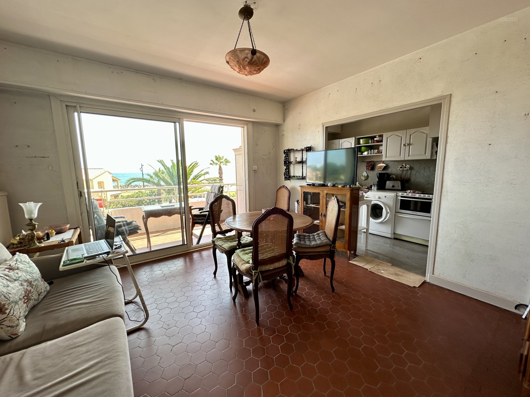 APPARTEMENT 2 PIECES VUE MER - VASTE TERRASSE - SAINT-CYPRIEN PLAGE — photo 9