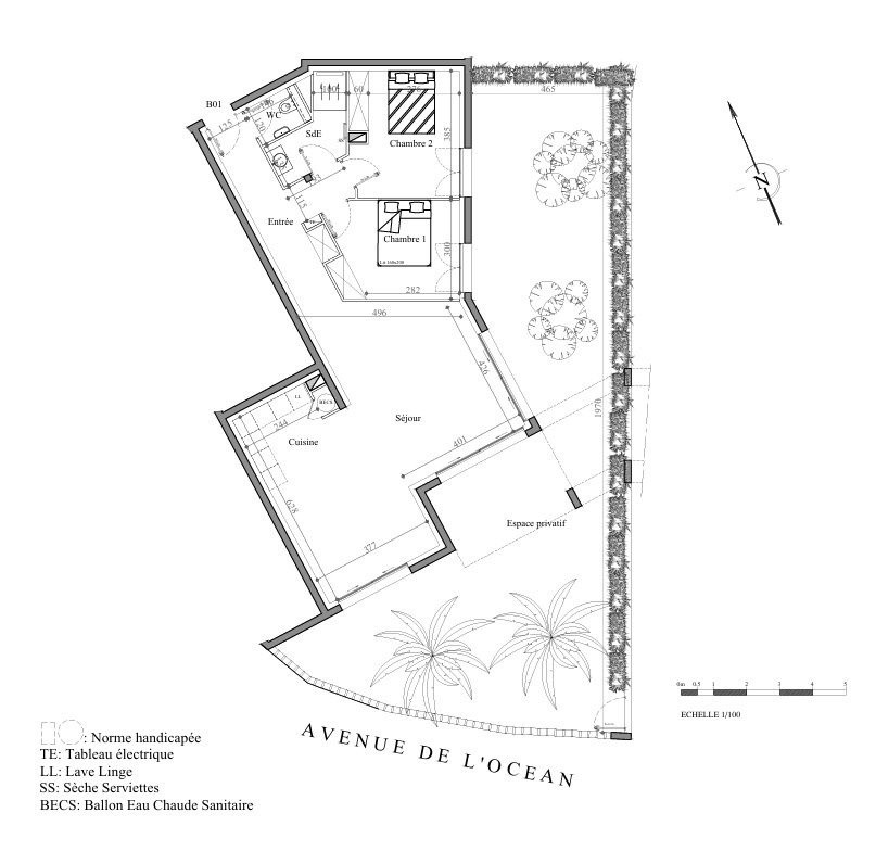 Appartement à vendre à La palmyre, 86,03 m², 3 pièces – photo 2 sur 3