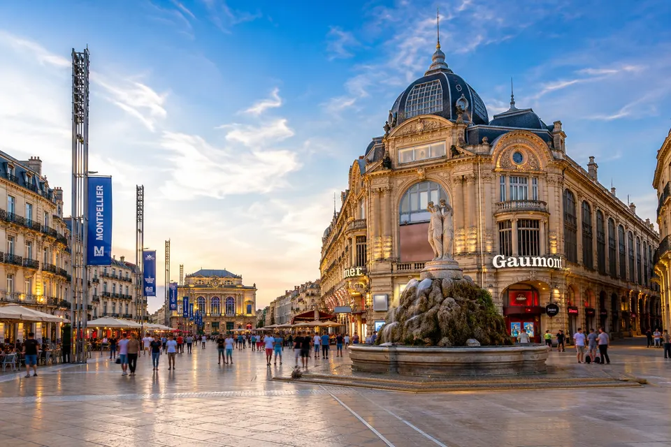 Place de la Comédie à Montpellier