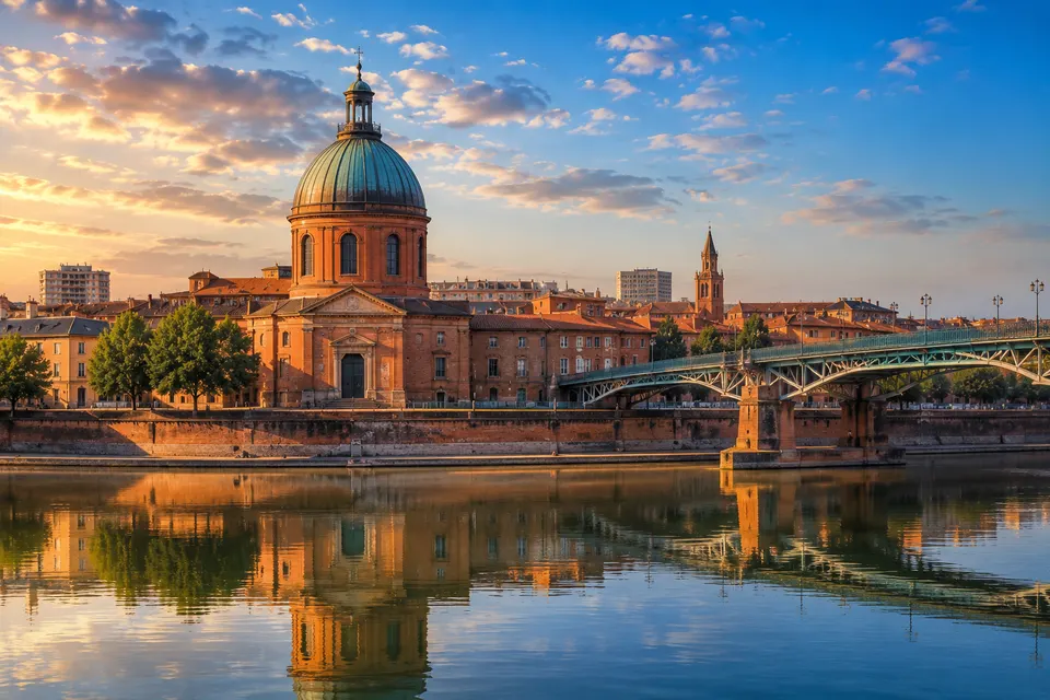 Place du Capitole à Toulouse, la ville rose